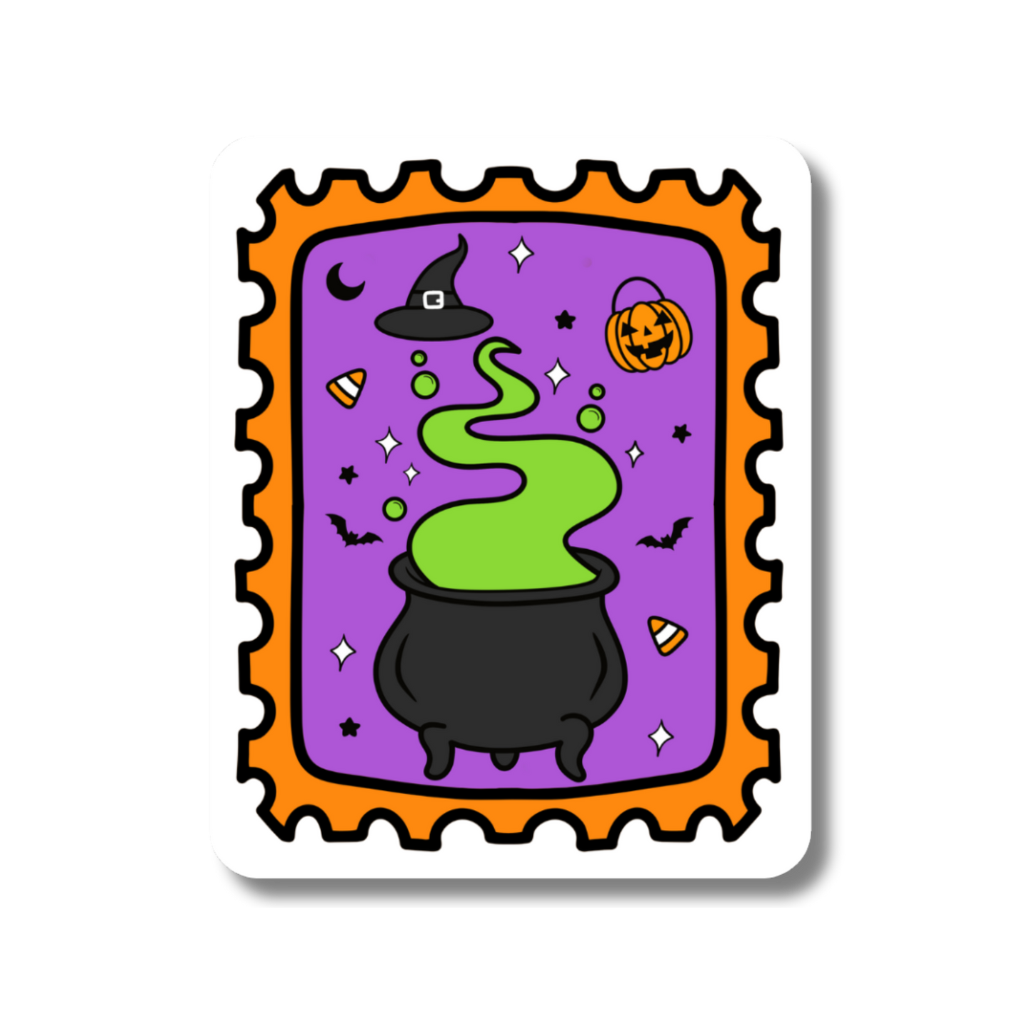 Spooky Stamp (Sticker)